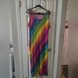 1x mesh dress, great swimsuit cover!